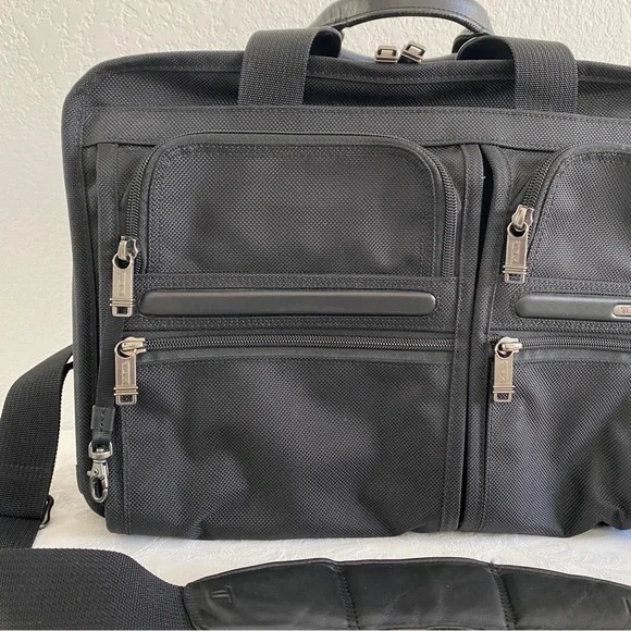 Tumi expandable laptop briefcase
